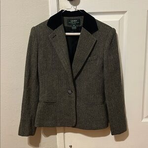 Ralph Lauren Houndstooth Blazer 8P